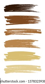 Color brush strokes