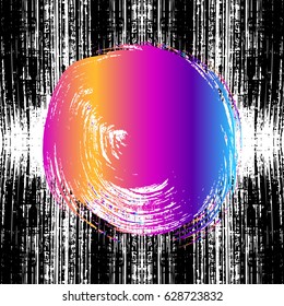 Color brush strokes, vector object for background. Impression of an artistic brush, isolated. Smears in ink.  Abstract background, pattern, texture for design.