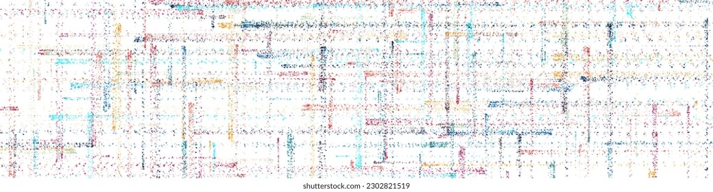 Color brushed sparcle dots paint imitation background abstract illustration