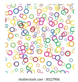 color bubbles texture in vector mode