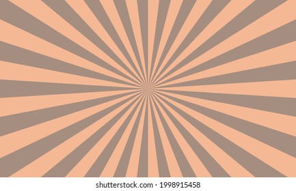 Color burst background. Rays background in retro style. Vector.	
