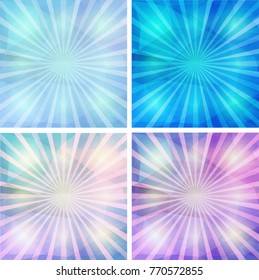 Color burst background. Vector illustration