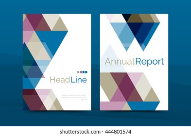 Color business brochure cover vector template, annual report front page, A4 size, leaflet abstract background, magazine design, flyer layout