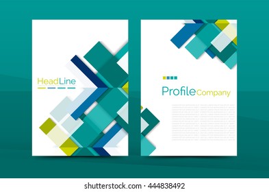 Color business brochure cover vector template, annual report front page, A4 size, leaflet abstract background, magazine design, flyer layout