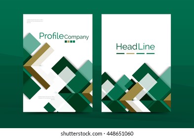 Color business brochure cover vector template, annual report front page, A4 size, leaflet abstract background, magazine design, flyer layout