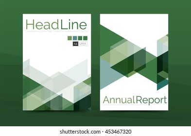 Color business brochure cover vector template, annual report front page, A4 size, leaflet abstract background, magazine design, flyer layout