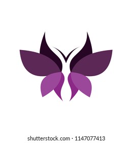 color butterfly logo