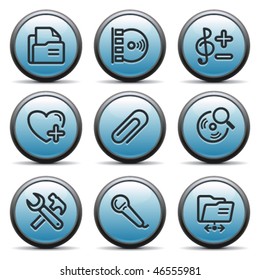 Color button with icon 11