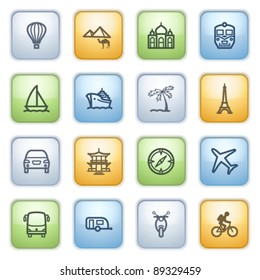 Color buttons with contour icons 13