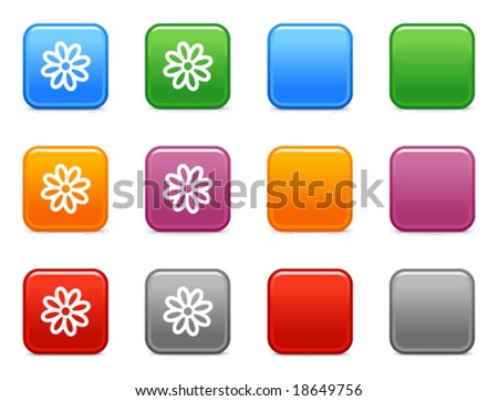Color buttons with icq icon