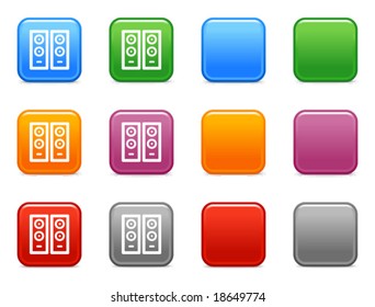 Color buttons with speakers icon 2