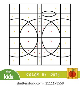 Color by dots, education game for children, Apple
