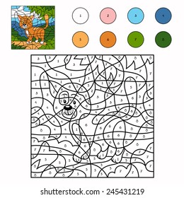 Color by number (cat)