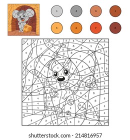 Color by number (mouse)