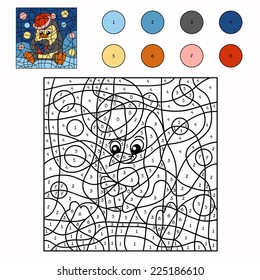 Color by number (penguin)