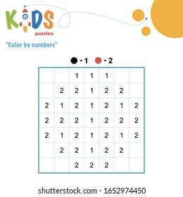 Color por números. Rompecabezas de píxeles matemáticos. Hoja de cálculo de color fácil con adición y sustracción, para niños en preescolar, primaria y secundaria.