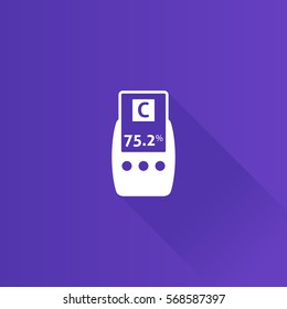 Color calibration icon in Metro user interface color style. Printing color standard