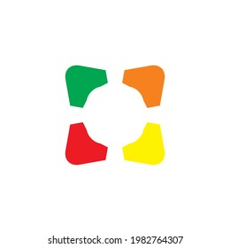 color camera
simple geometric symbol logo vector