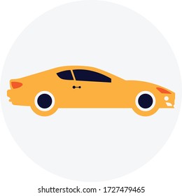 Color car Icon design vector