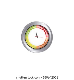 color car measuring icon, vector illustraction design image