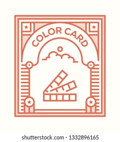 COLOR CARD ICON CONCEPT