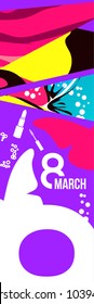 color card for March 8