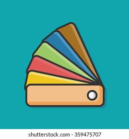 color card vector icon