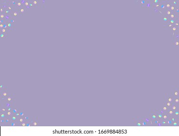 Color Carnival Shine Banner. Splash Pattern. Rain Abstract Illustration. Rainbow Flying Card.