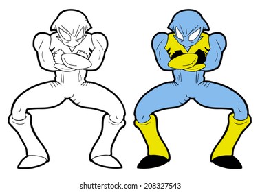 Color characterr draw