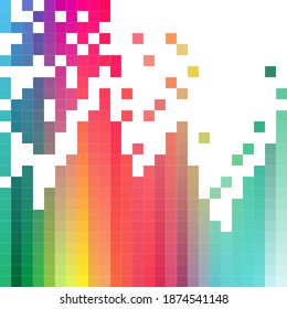 color chart designer tool texture pattern background. Color table Pan tone of the Fashion, Home and Interiors colors. Color palette with number, named color swatches, chart conform to pan tone RGB