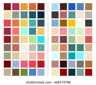 color chart, scheme 