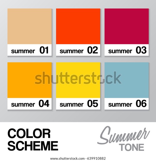Summer Season Color Chart