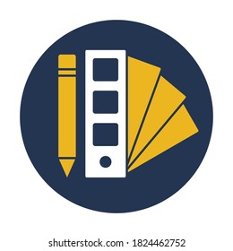 
Icono de vector de gráfico de color que puede modificar o editar fácilmente
