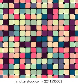 Color checkered squares background abstract illustration