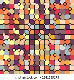 Farbschachtel, Quadrate, Hintergrund, abstrakte Illustration