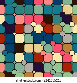 Color checkered squares background abstract illustration