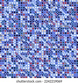 Ilustración abstracta de fondo de cuadros con control de color