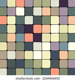 Ilustración abstracta de fondo de cuadros con control de color