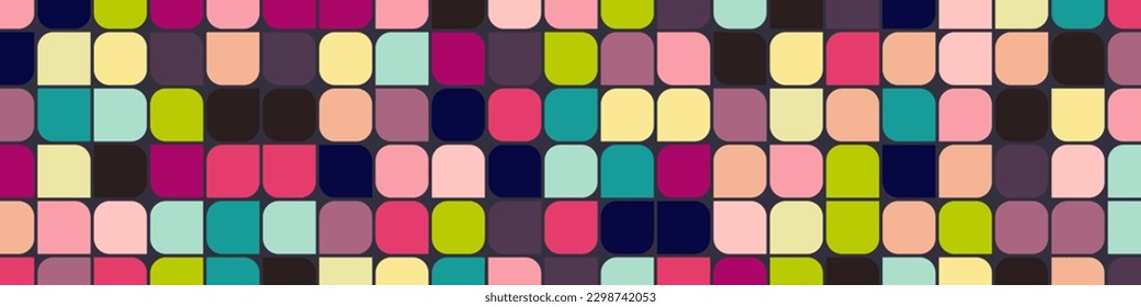 Ilustración abstracta de fondo de cuadros con control de color