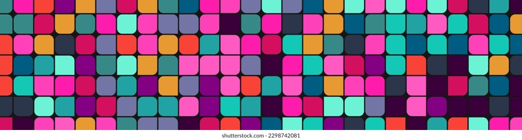 Ilustración abstracta de fondo de cuadros con control de color