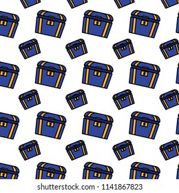 color chest treasure precious object background