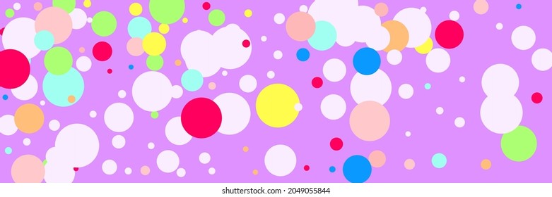 Color Children Bordo Yellow Indigo Vibrant Illustration. Pastel Purple Dark Blue Beige Play Textile. White Circles Bright Multicolor Red Wallpaper. Green Violet Pink Kids Rainbow Pattern.