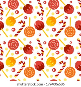 Patrón de Navidad de color, sin inconvenientes, diseño decorativo, ilustración vectorial