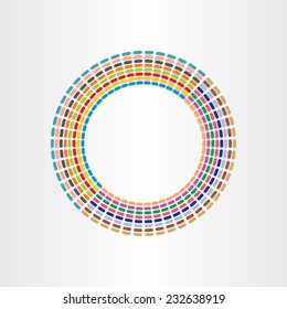 color circle abstract background 