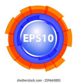 Color circle banner. Vector illustration
