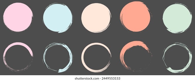Color circle brush. Can use for promotion and advertising

