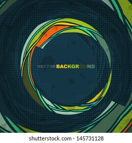 Color circle form. Abstract background.