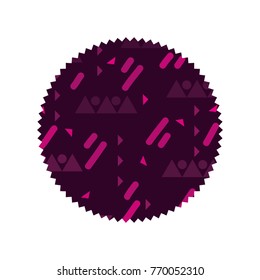 color circle with graphic style design background
