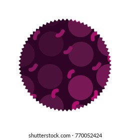 color circle with graphic style geometric background