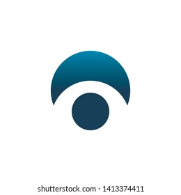color circle modern logo design